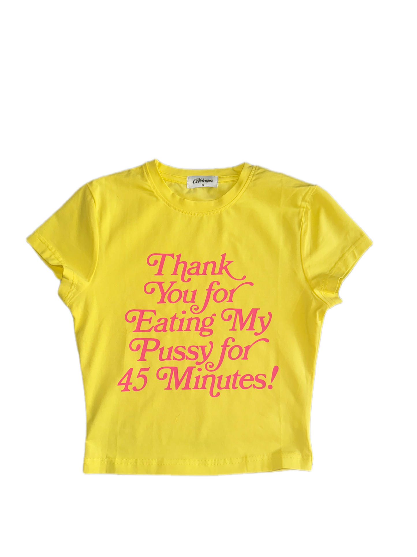 “Thank You” crop top